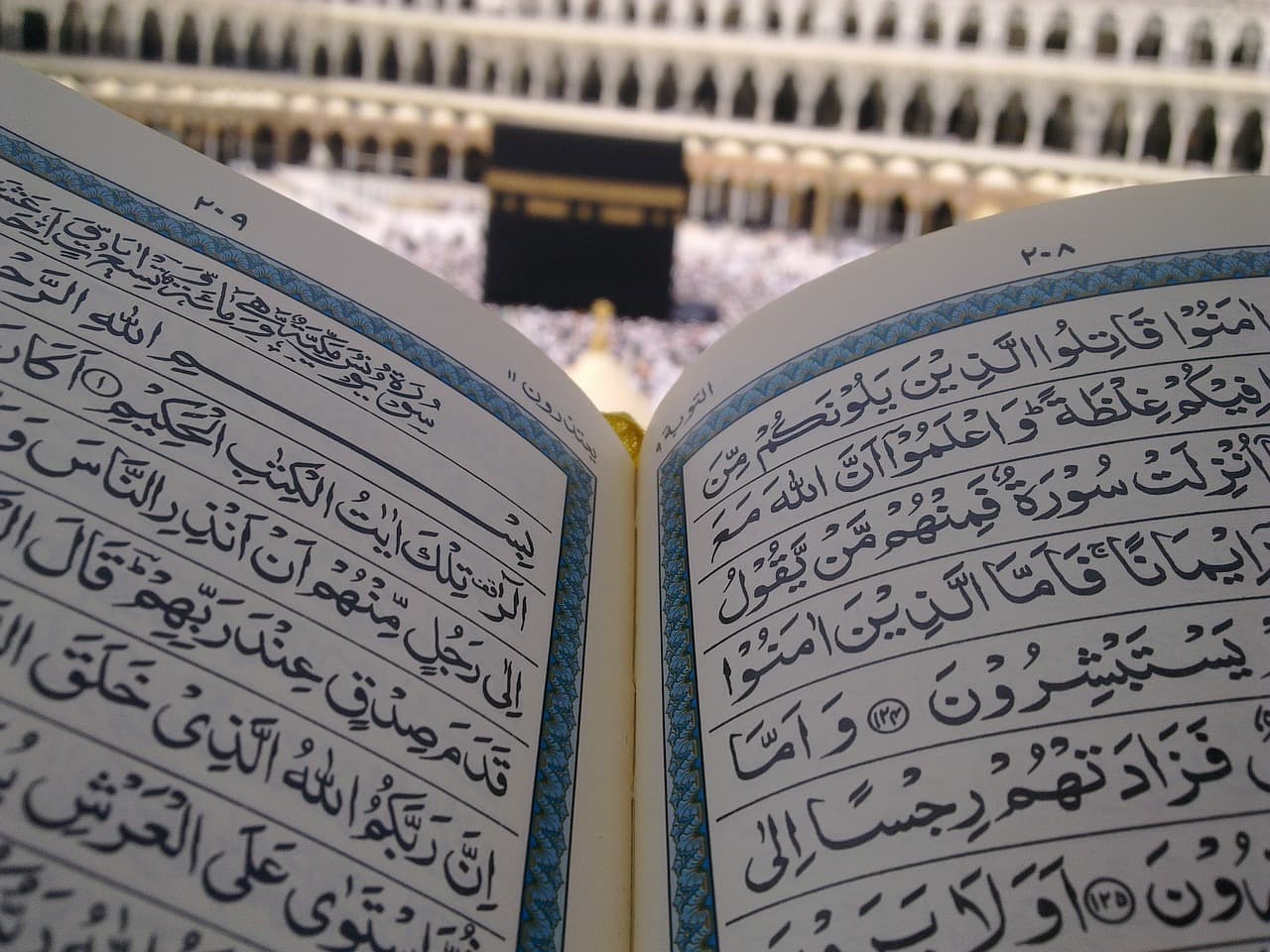 Opened Quran in Mecca